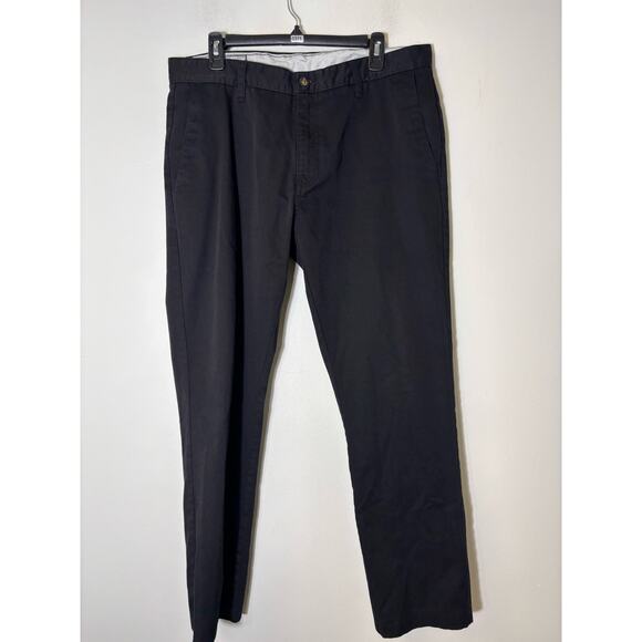 Men's Volcom Black Cotton Blend Slacks Sz 34 - Picture 1 of 2